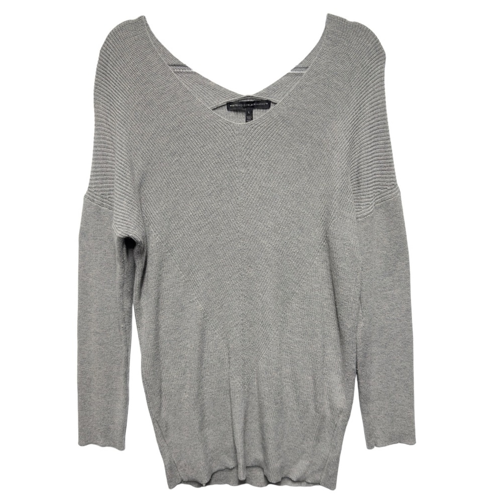 Cashmere Knit Herringbone Chevron Sweater Tunic Mini Dress Pullover Jumper